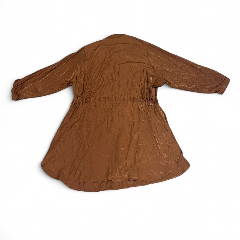 City Chic Plus size long sleeve belted tunic/mini dress, Size 18. Toffee Brown. - Picture 2 of 7